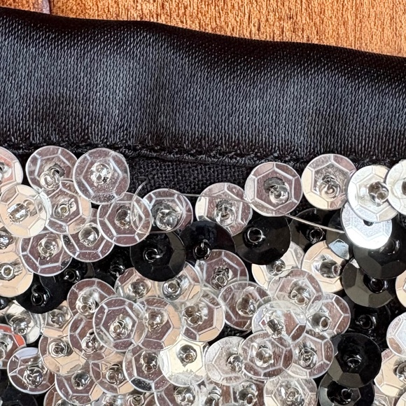 90s Silver Triangle Sequin Cotton Vest Womens XS Hand-Made by Cowgirl Glitter - Picture 11 of 11